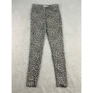 Levi's 720 High‎ Rise Super Skinny Leopard Print Jeans Women's Size 27x30